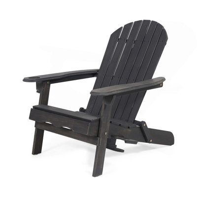 Teigan Solid Wood Folding Adirondack Chair by Longshore Tides