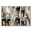 Jour de lessive féline de couleur gris clair - Collection d'art mural chat-854689503-854689472-854689496