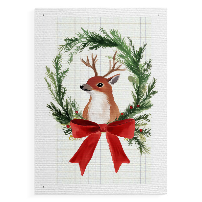 Art des Fêtes de Noël, Lxxxix, reproduction d'art en toile seulement - non encadrée, H 18 po x l 12 po