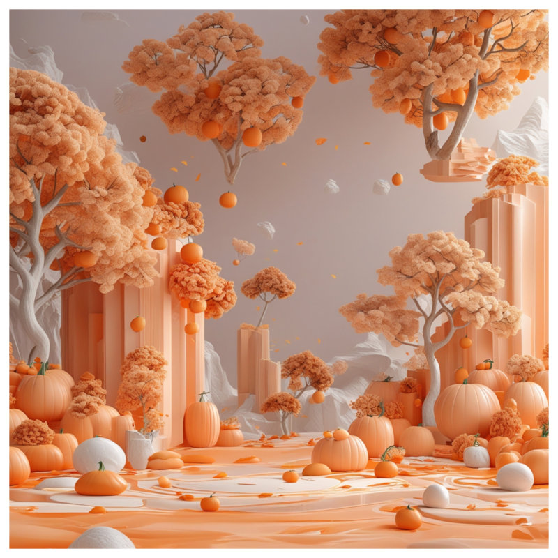 Rideaux de fenêtre citrouilles flottantes, voilages et rideaux occultant - 1 panneau, Transparent, 50 po x 80 po - 1 panneau