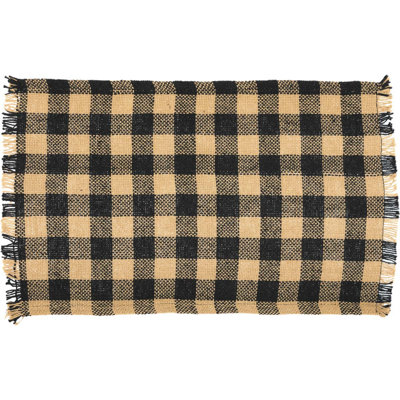 Aaliyah 100% Cotton Plaid Rectangle Placemat