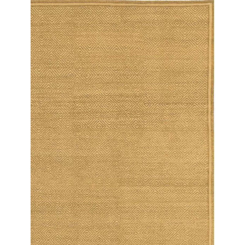Tapis beige noué à la main de haute qualité