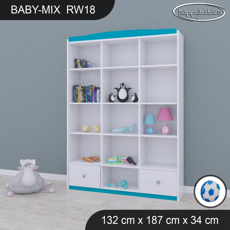 Baby Mix 187cm H X 132cm W Kids Cube, Blue