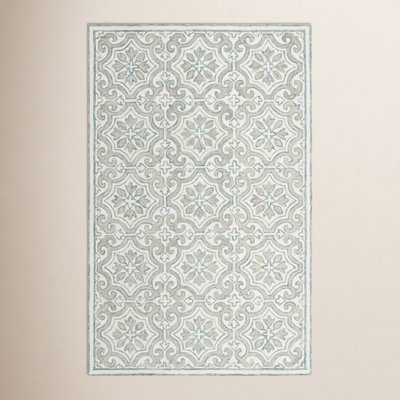 Lauren Ralph Lauren Hand-Tufted Wool Damask Rug
