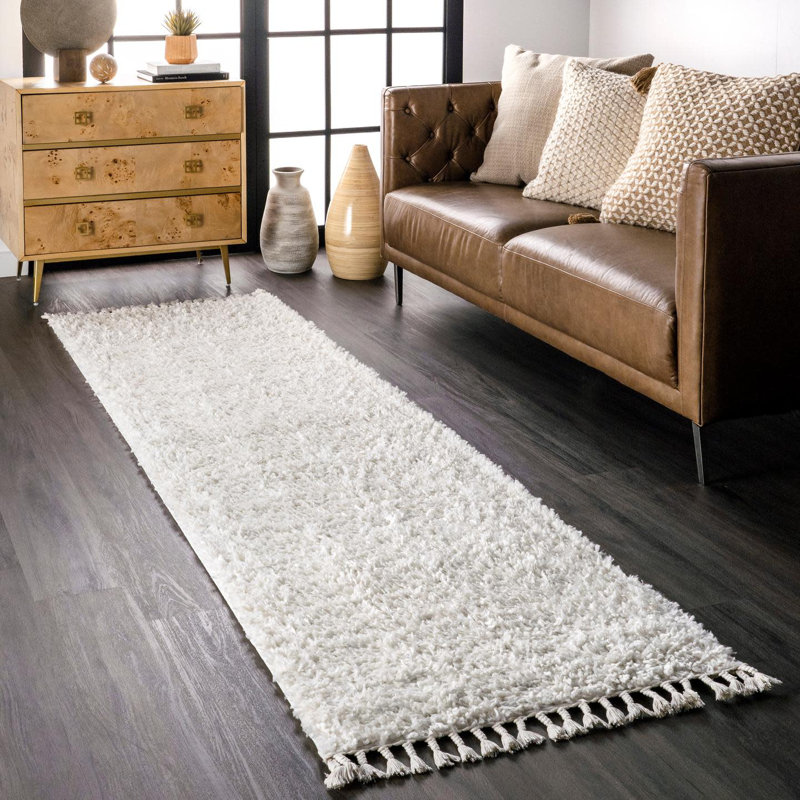 Solid Colour Area Rug, Runner 2' 6" x 6' 3"