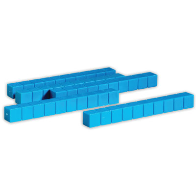 Base Ten Rods Plastic Blue Set