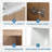 Jazmeen 82.92'' Double Bathroom Vanity with Resin Top-113432757