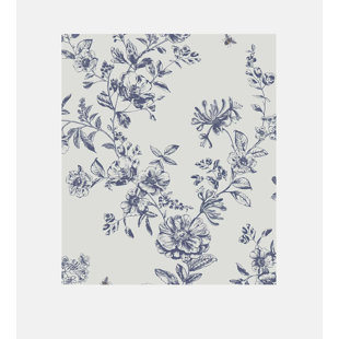 Joules Honey Floral Creme Wallpaper