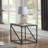 Grey Square End Table