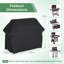 Costway 151cm W x 71cm D Grill Cover