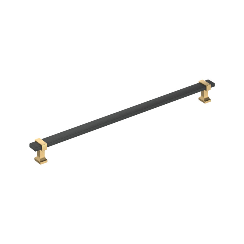 Overton 12-5 / 8 pouces (320mm) d'un centre à l'autre, 12 5/8", Noir mat brossé / bronze champagne
