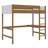 Kimmberly Twin Size Upholstered Loft Bed With Desk
