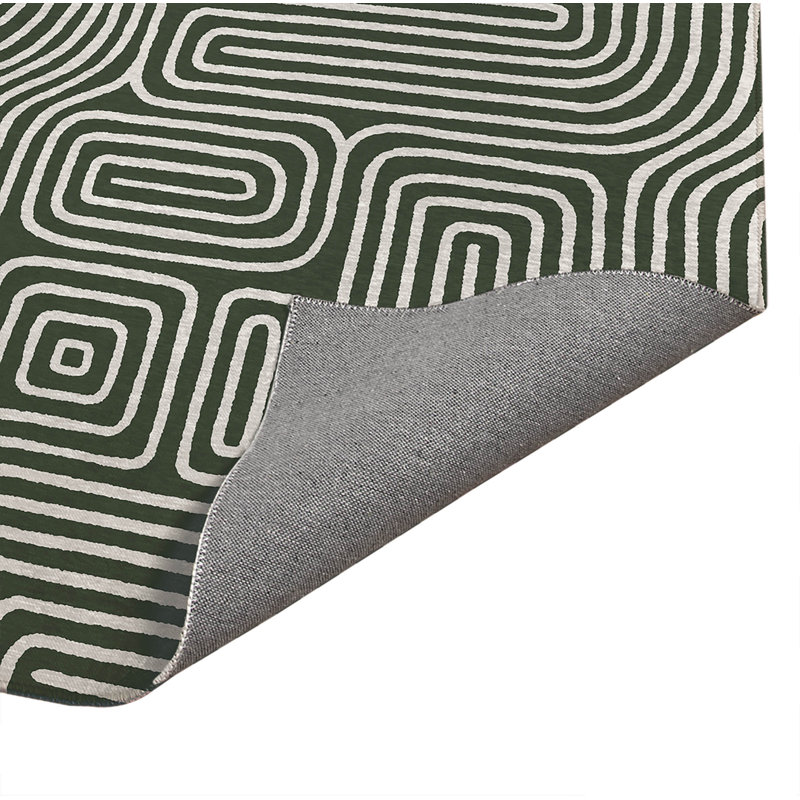 Tapis de bureau léger Timeless Walk, L 5 pi x L 3 pi, Chimichurri