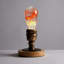 Lampe de table en bois 9,8 po Ghugas