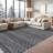 Washable Rugs - Long Hallway Rug Low Pile Rug with Non Slip Backing Floor Mat Moroccan Indoor Carpet for Kitchen Bedroom Entryway Black-1119140872