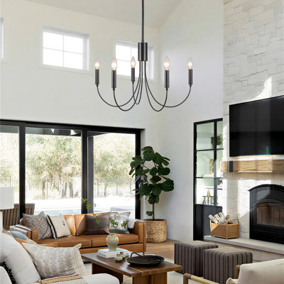 Clerise 5 - Light Candle Style Classic Chandelier