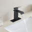 Single Handle Bathroom Faucet With Deckplate And Waterfall Spout In ( 1 Pack )-111845728