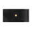 DreamLine SlimLine 36 inch D x 48 inch W x 2 3/4 inch H Single Threshold Black Alcove Shower Base with 2 inch Polished Brass Center Round Drain-118322128