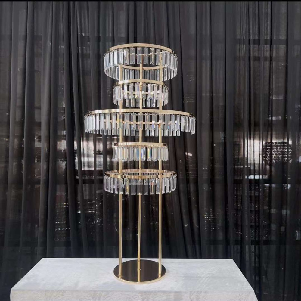 Acrylic Clear Wedding Centerpiece Column Flower Stand