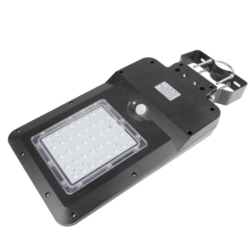 1600 Lumen Black Solar Powered LED Flood Light