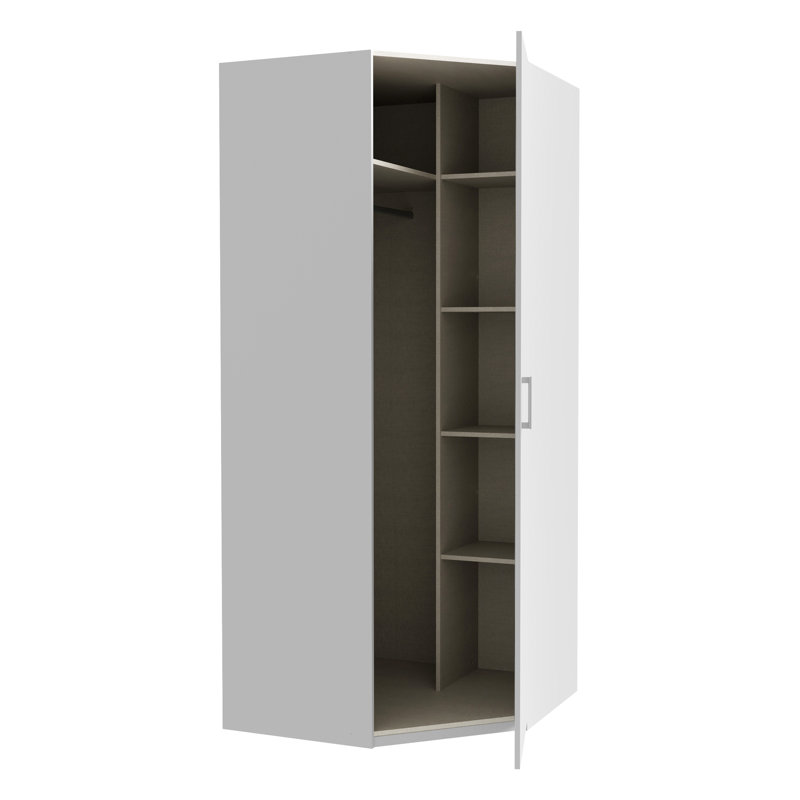 Sugata Manufactured Wood Wardrobe, White