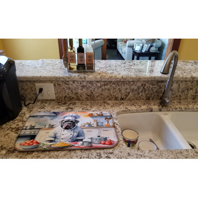 Tapis de séchage Neapolitan Mastiff The Chef