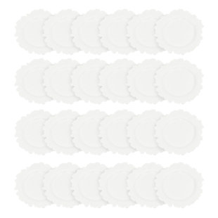 Assiette de récif en plastique 12,6 po (Ensemble de 24)