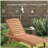 Thach Outdoor Fir Wood Chaise Lounge