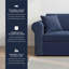 Fauteuil d'appoint 32 po Lockheart - bleu-126756027