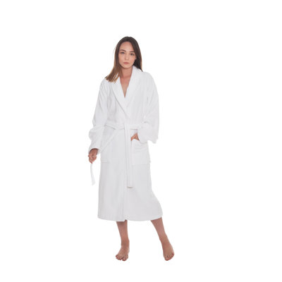 Chevron design 100% Turkish Cotton Terry Cloth Bathrobe