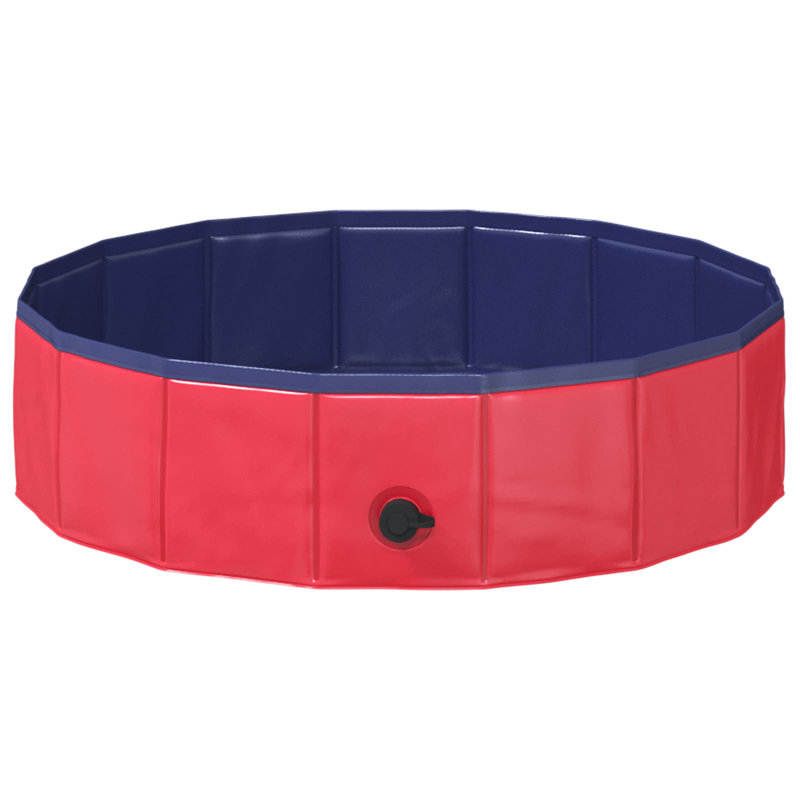 H x W x L, 20cm H x 80cm W x 80cmD, Red/Blue