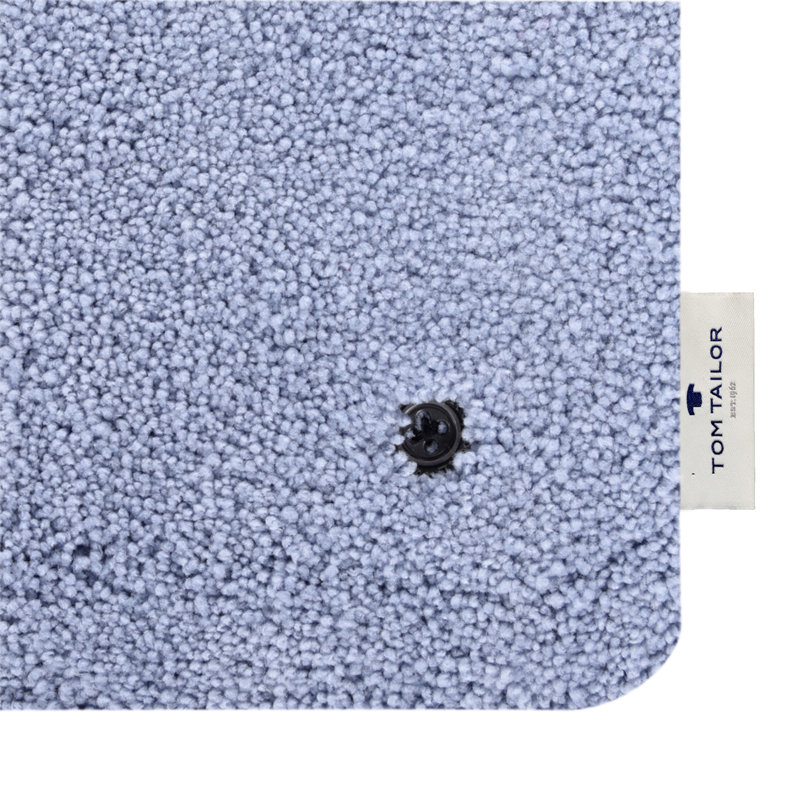 Solid Colour Hand Woven Area Rug, Rechteckig 65 x 135 cm