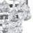Deonta 5-Tier Dimmable Semi-Flush Crystal Chandelier-1583912170