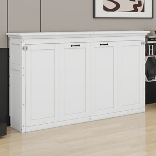 Foldable Wall Bed Murphy Bed Cabinet with Sturdy Frame