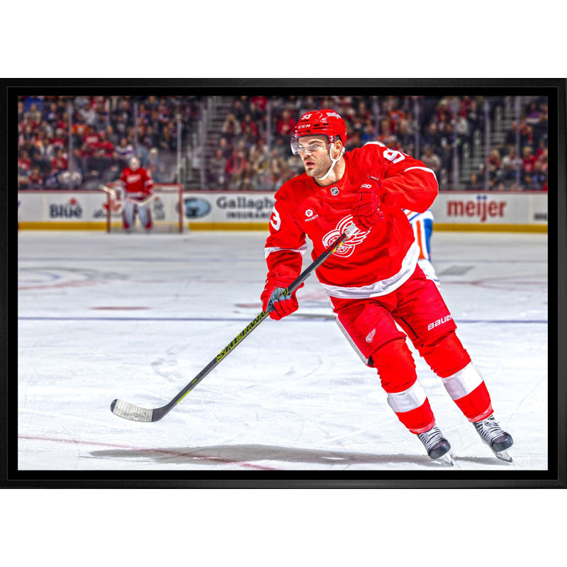 Alex DeBrincat, toile encadrée 20 x 29, Detroit Red Wings
