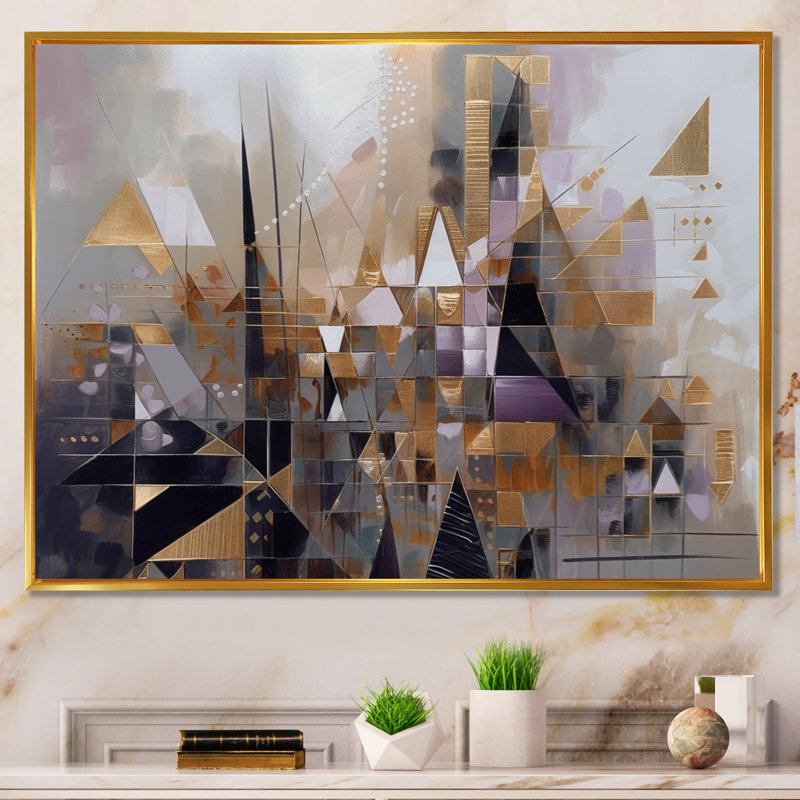 «Soft Color Composition II», impressions murales géométriques modernes, H 12 po x l 20 po x P 1 po