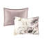 Housse de couette en coton avec grand motif floral, double / grand, 1 et 2 taies décoratives, fermeture à boutons, attaches de coin pour sécuriser l'édredon, imprimé floral, agencement de couleurs douces, attaches,-124477672-124477673