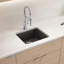 Liven SILGRANIT 21" L x 20.5" W Single Basin Drop-In/Undermount Kitchen Sink-92284232