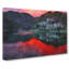 Lake Reflection In Rieti Italy - Wrapped Canvas-56628931