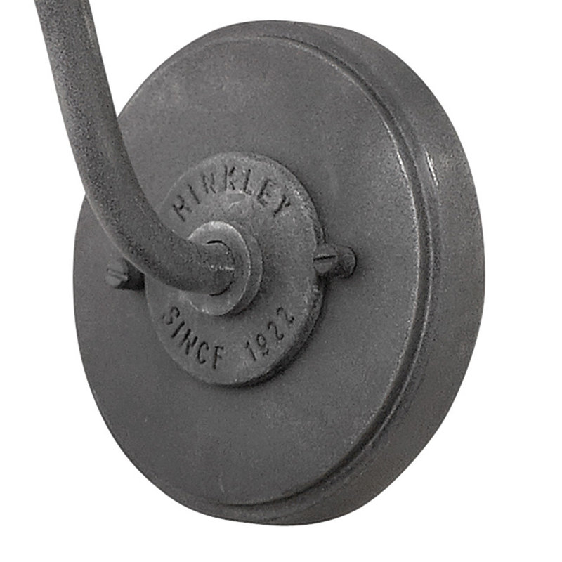 Atwell 1 Light Outdoor Barn Light, Aged Zinc