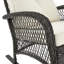 Chaise berçante de patio avec coussins en polyester Fruttuo-1148350655