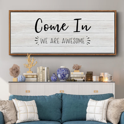 Toile encadrée