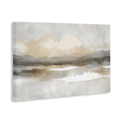 Toile Subtle Watercolor Mountains, conception de Creative Studio