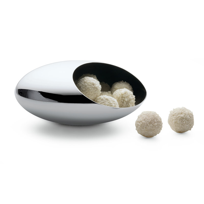 Metal Decorative Bowl 1, 7.5cm H x 16cm W x 16cm D