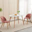 Chaise d'appoint rembourrée en velours Eurania-1191315542