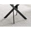 Eubanks Black Leg Round Glass Dining Table & 4 Black Calla Black Leg Chairs-87417725-86878416
