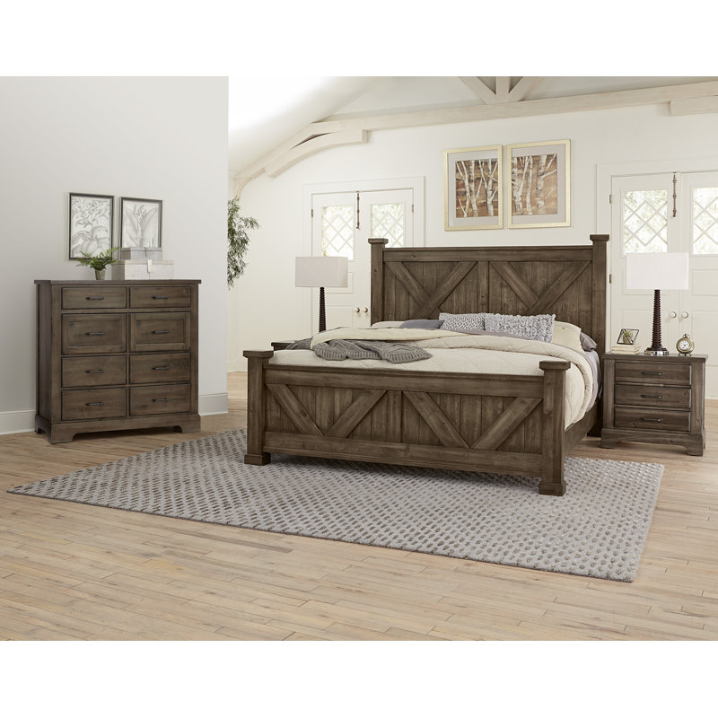 Ensemble de buffet configurable en bois massif Karina