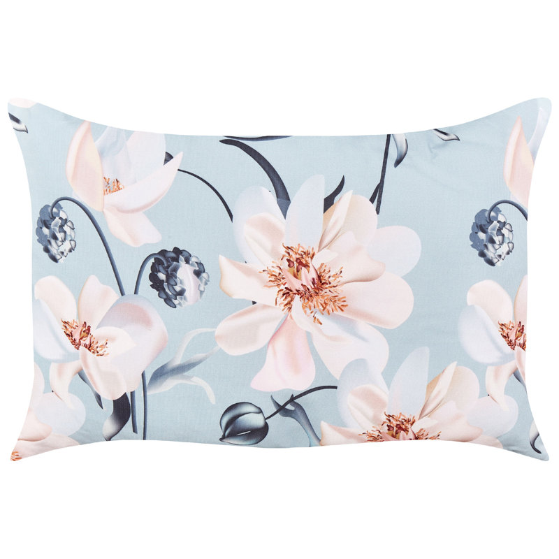 APRICALE Indoor / Outdoor Floral Rectangular Lumbar Cushion