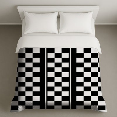 Black White Checkered Duvet Covers