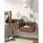 Floating Nightstand With Decorative Embossed Pattern-1257718116